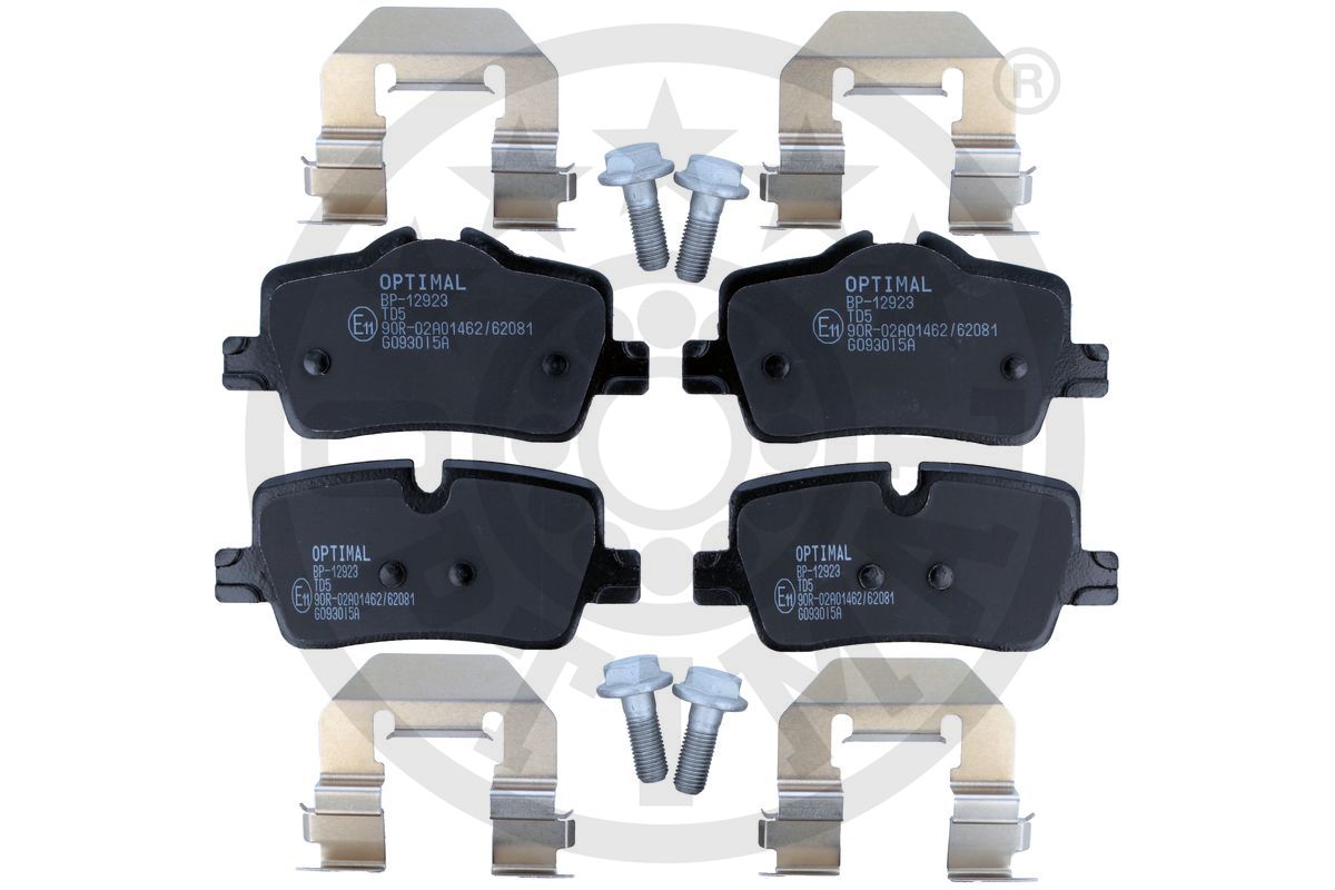 Brake Pad Set, disc brake (BP-12923)