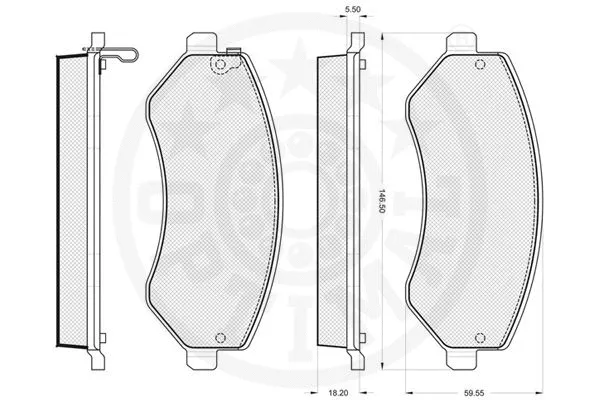 Brake Pad Set, disc brake