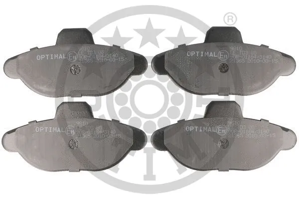 Brake Pad Set, disc brake (9810)