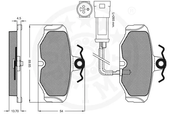 Brake Pad Set, disc brake