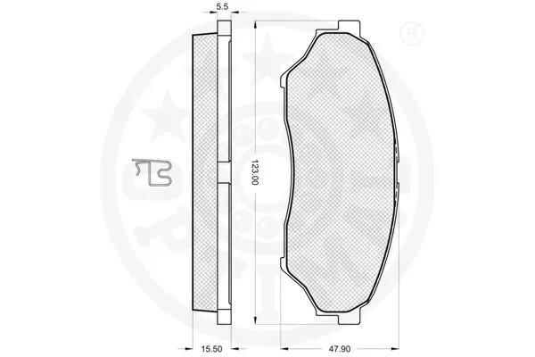 Brake Pad Set, disc brake