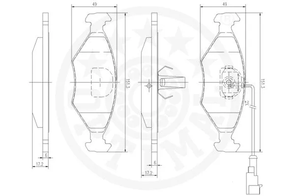 Brake Pad Set, disc brake