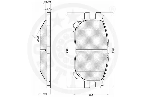Brake Pad Set, disc brake