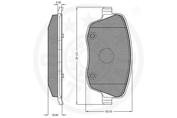 Brake Pad Set, disc brake