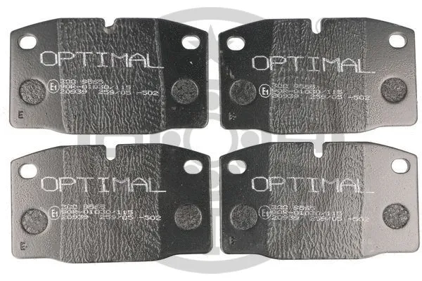 Brake Pad Set, disc brake (9565)