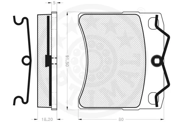 Brake Pad Set, disc brake