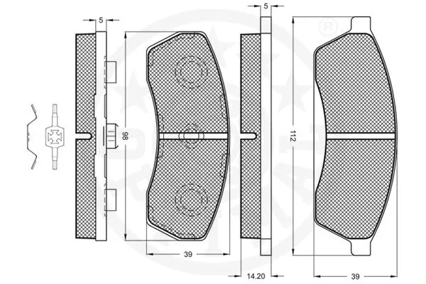 Brake Pad Set, disc brake