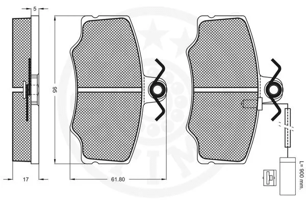 Brake Pad Set, disc brake