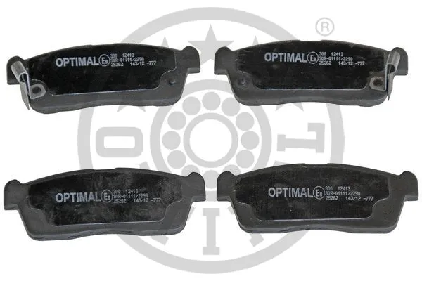 Brake Pad Set, disc brake (BP-12413)