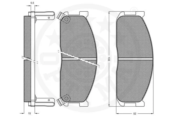 Brake Pad Set, disc brake