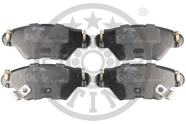 Brake Pad Set, disc brake (BP-12081)