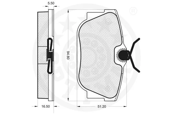 Brake Pad Set, disc brake
