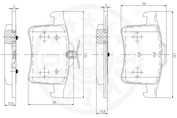 Brake Pad Set, disc brake