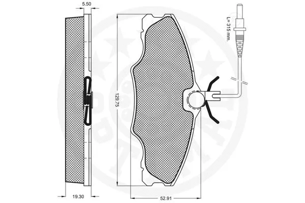 Brake Pad Set, disc brake