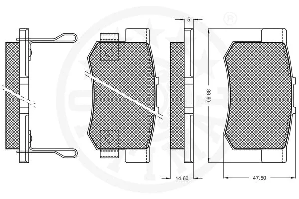 Brake Pad Set, disc brake