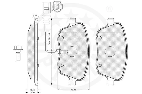 Brake Pad Set, disc brake
