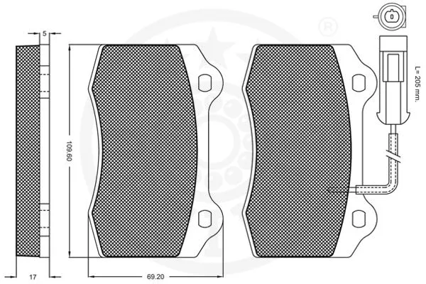 Brake Pad Set, disc brake