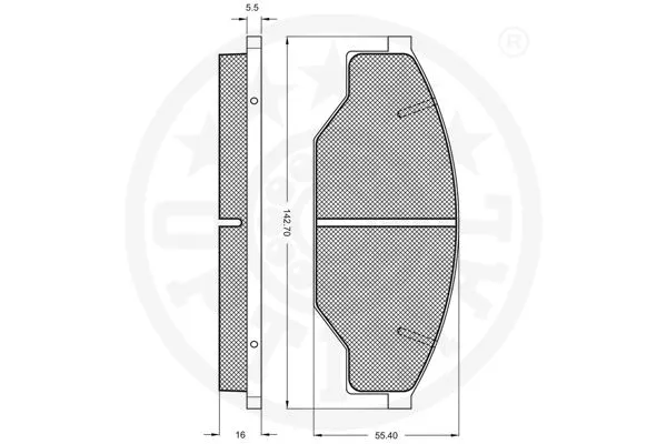 Brake Pad Set, disc brake
