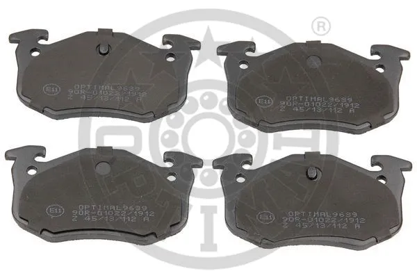 Brake Pad Set, disc brake (9639)