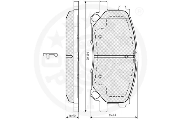 Brake Pad Set, disc brake
