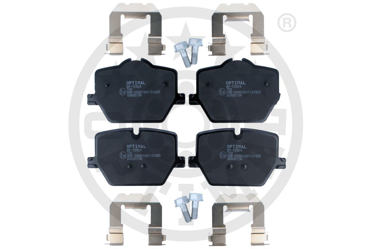 Brake Pad Set, disc brake (BP-12924)