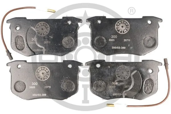 Brake Pad Set, disc brake (3505)