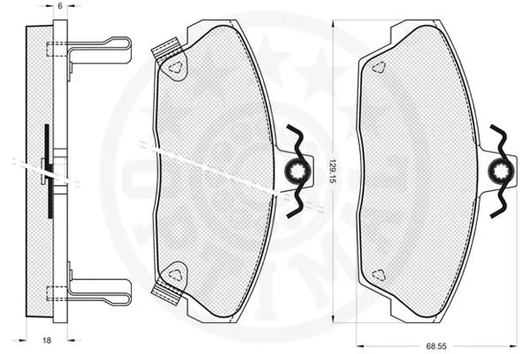 Brake Pad Set, disc brake