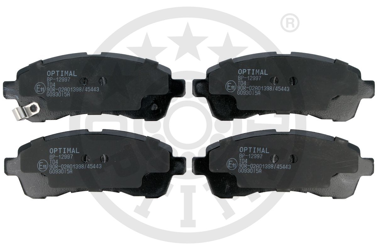 Brake Pad Set, disc brake (BP-12997)
