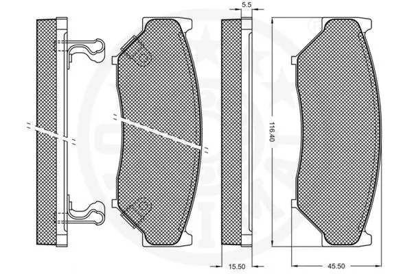 Brake Pad Set, disc brake