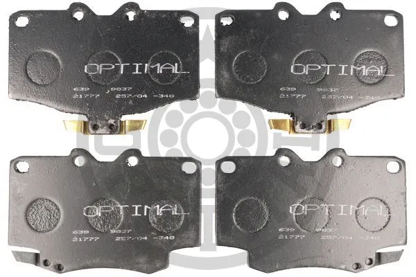 Brake Pad Set, disc brake (9837)