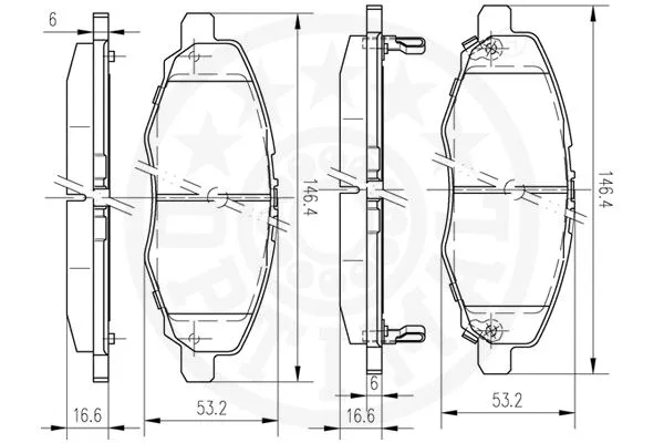 Brake Pad Set, disc brake