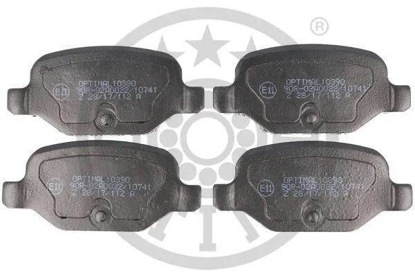 Brake Pad Set, disc brake (BP-10390)