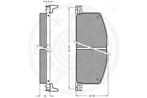 Brake Pad Set, disc brake