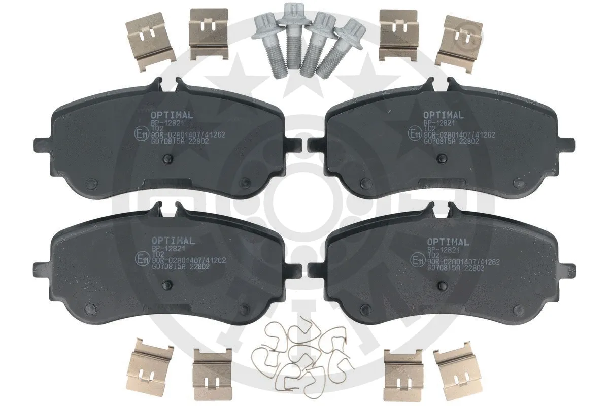 Brake Pad Set, disc brake (BP-12821)