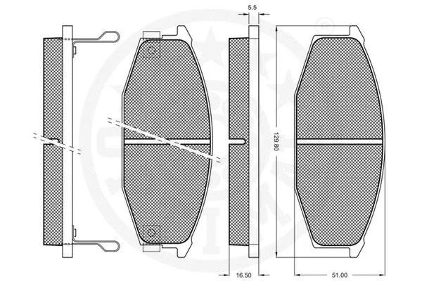 Brake Pad Set, disc brake