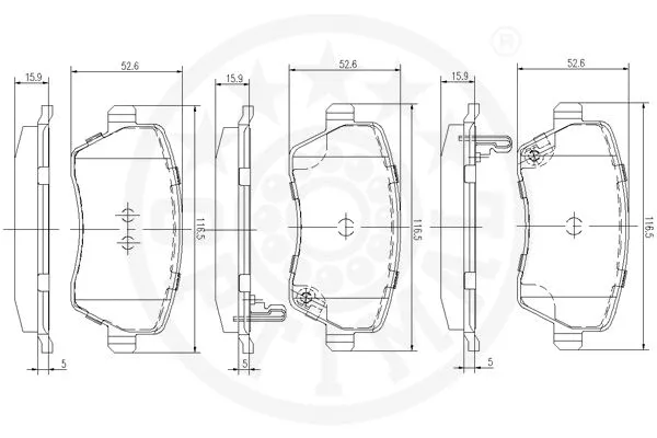 Brake Pad Set, disc brake