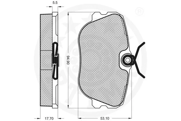 Brake Pad Set, disc brake