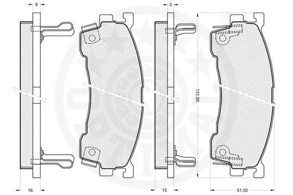 Brake Pad Set, disc brake