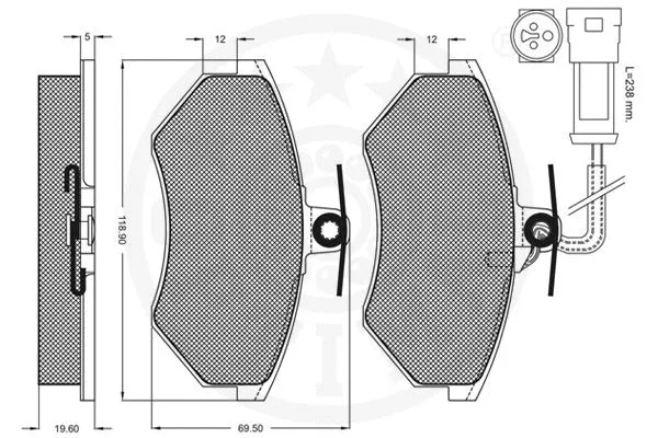 Brake Pad Set, disc brake