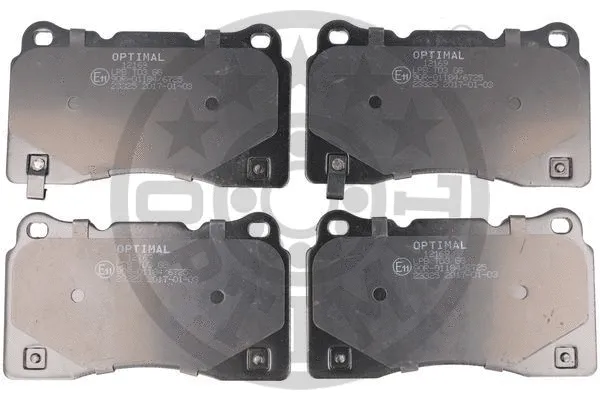 Brake Pad Set, disc brake (12169)