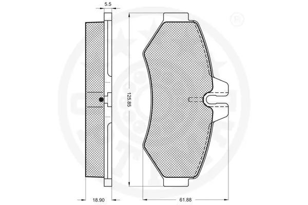 Brake Pad Set, disc brake