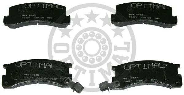 Brake Pad Set, disc brake (9543)
