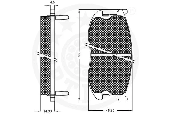 Brake Pad Set, disc brake