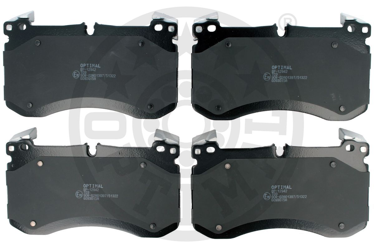 Brake Pad Set, disc brake (BP-12942)