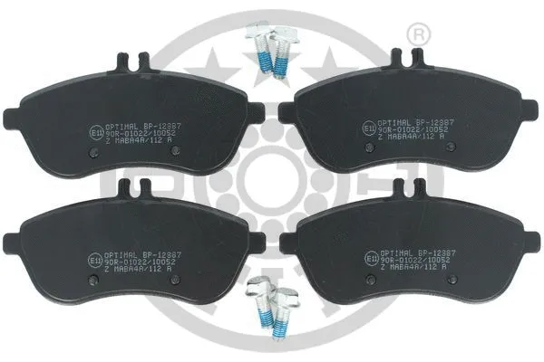 Brake Pad Set, disc brake (BP-12387)