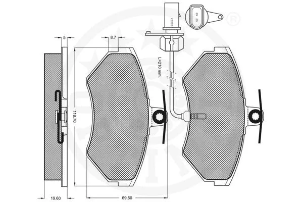 Brake Pad Set, disc brake