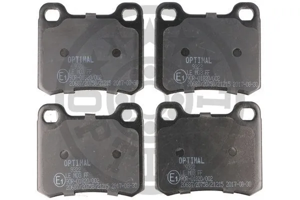 Brake Pad Set, disc brake (9322)