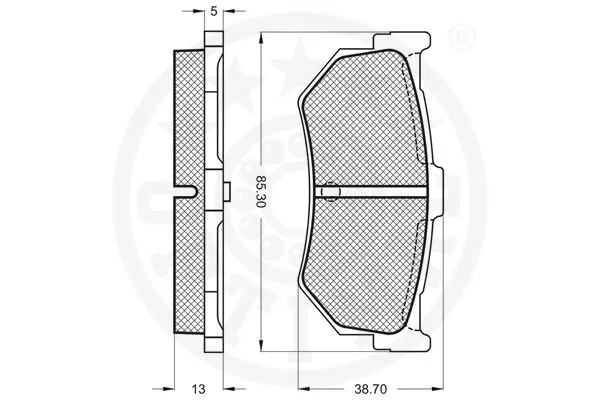 Brake Pad Set, disc brake