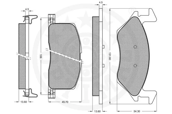 Brake Pad Set, disc brake