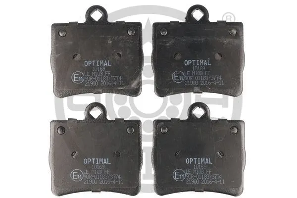 Brake Pad Set, disc brake (10169)